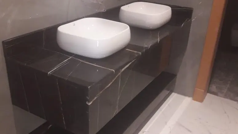 مغسلة رخام بلاك ماركينا